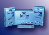 Image 0 of Sani-Suppositories Glycerin Adult Blister Pack 10