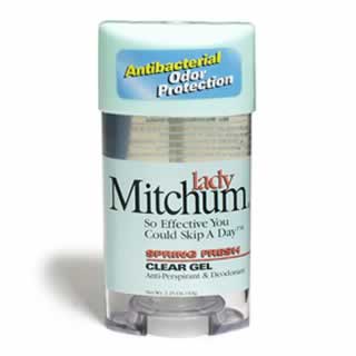 Lady Mitchum Clear Gel Spring Fresh Deodrant 2.25 oz
