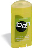 Image 0 of Ban Invisible Solid Unscented Anti-Perspirant Deodorant 2.6 Oz