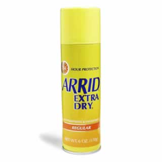 Arrid Extra Dry Aerosol Regular Spray Deodorant 6 Oz