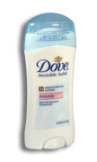 Dove Invisible Solid Powder Deodorant 2.6 Oz.