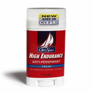 Old Spice High Endurance Invisible Solid Fresh Scent Deodorant 3 Oz