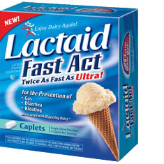 Lactaid Fast Acting Caplets 12 Mfg By J&J Healthcare