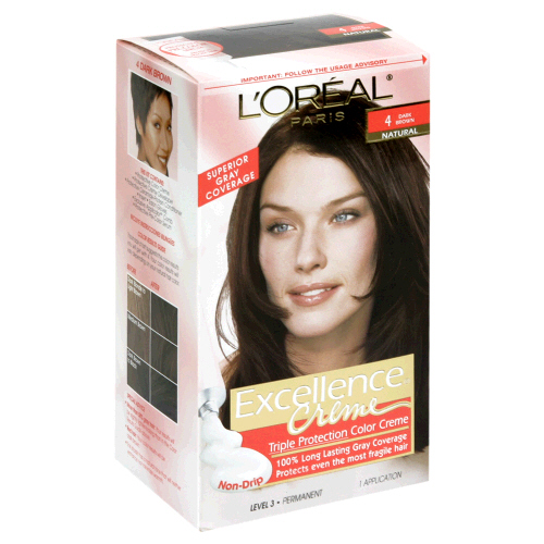 Loreal Hair Color Excellence 4 Dark Brown