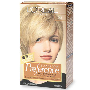 Loreal Preference Light Ash Blonde #9A Hair Color