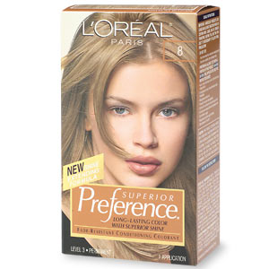 Loreal Preference Hair Color 8 Medium Blonde