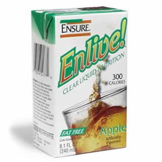 Image 0 of Ensure Enlive Clear Apple Nutrition Liquid 27X8.1 oz