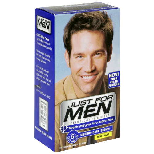 Just For Men Shampoo-In Medium -Dark Brown Hair Color