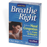 Image 0 of Breathe Right Small/Meduim Tan Strips 30 Ct.