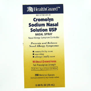 Cromolyn Sodium Nasal Spray 26 ml by Baush & Lomb