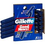 Gillette Good News Razors 5 Ct.