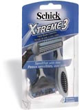 Schick Extreme 3 Disposable Men Refresh Blades 4 Ct.