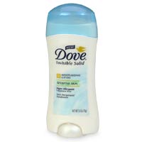 Dove Invisible Solid Fragrance Free Sensitive Skin deodorant 2.6 Oz