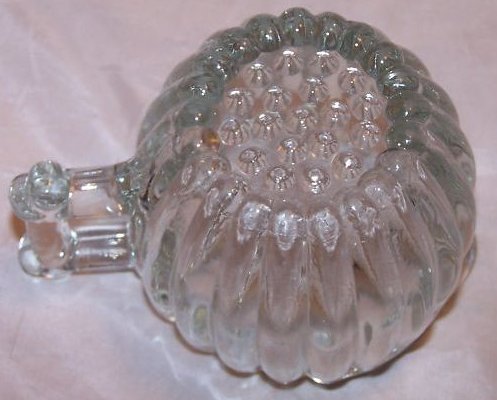 Image 4 of Flower Shaped Glass Pitcher, Creamer 