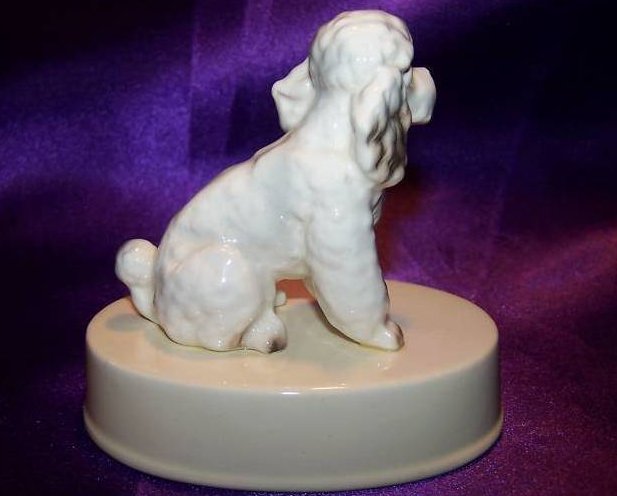 Image 2 of    George Good I Love My Poodle Figurine, Japan