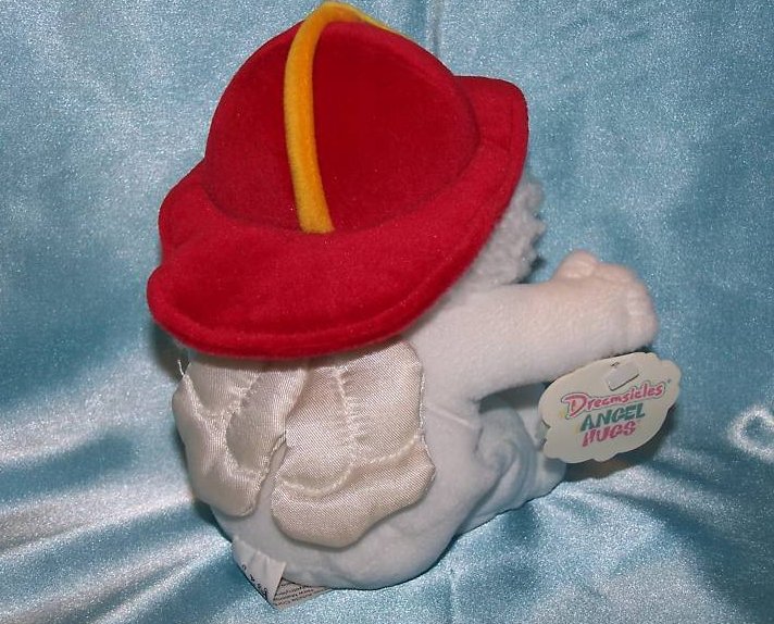 Image 2 of Dreamsicles Angel Hugs Fireman Bill Stuffed Plush