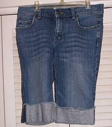 Image 1 of Juniors Size 7 Mossimo Distressed Jean Shorts