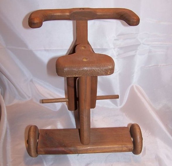Image 1 of Doll Tricycle, Wooden, Wheels Turn