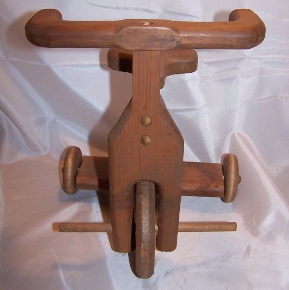 Image 2 of Doll Tricycle, Wooden, Wheels Turn