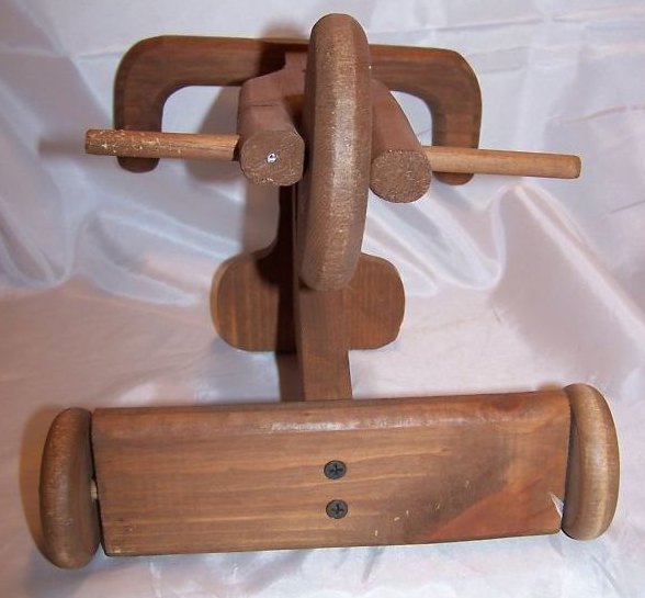 Image 3 of Doll Tricycle, Wooden, Wheels Turn