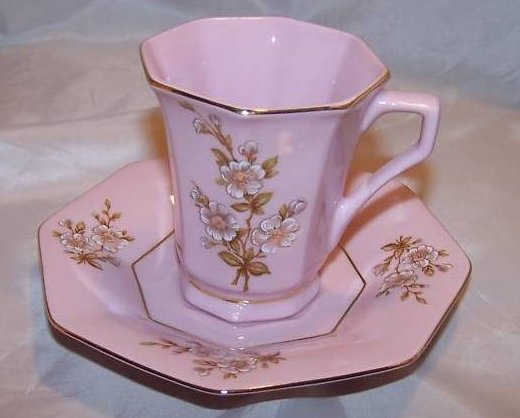 Image 0 of Czech RGK Leander 1946 Porcelain Demitasse Saucer Cup