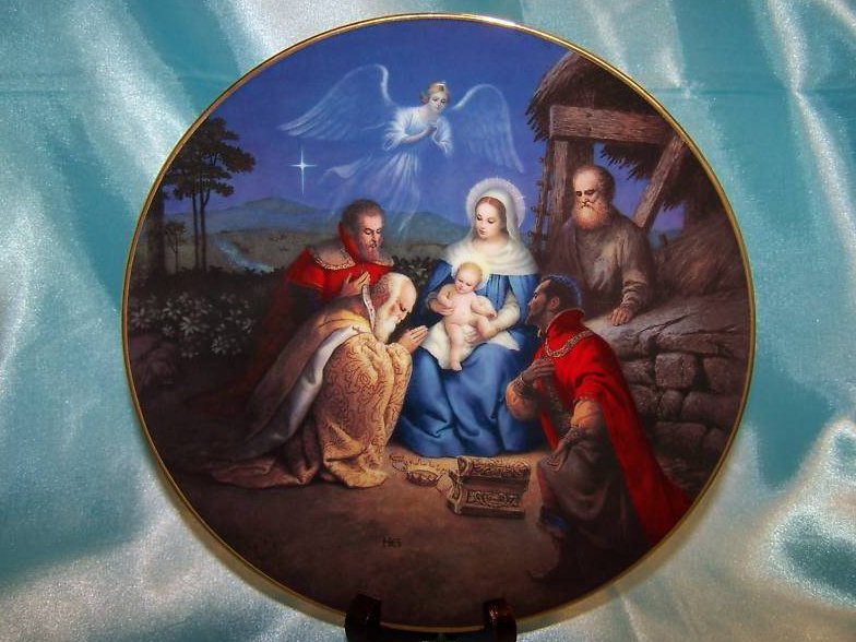 Image 0 of Gifts of the Magi Bradford Plate w COA, New in Box