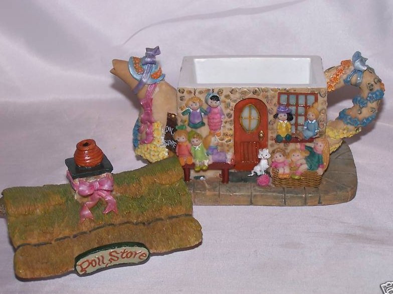 Image 1 of Doll Store Teapot Trinket Box, Fairy Sized Store