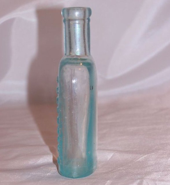 Image 1 of Anderson's Dermador Light Blue Glass Bottle Approx 1800