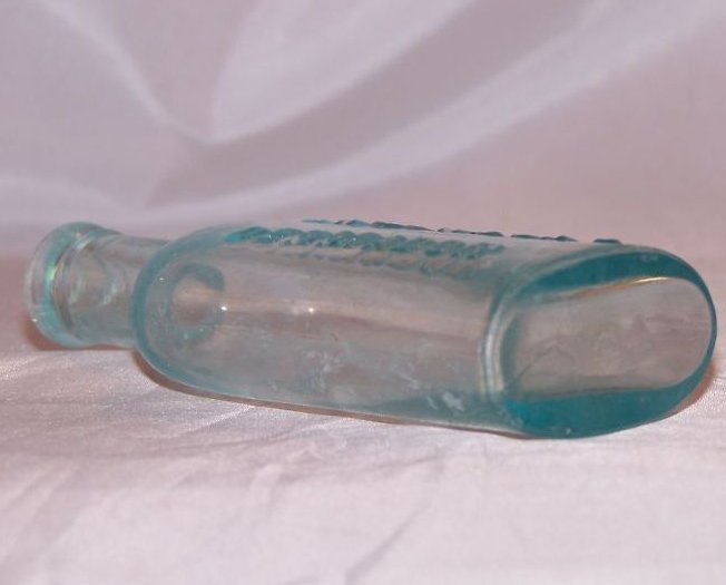 Image 4 of Anderson's Dermador Light Blue Glass Bottle Approx 1800