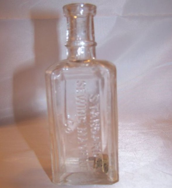 Image 4 of Black Cat Antique Bottle, Cork and Residue, Approx 1875