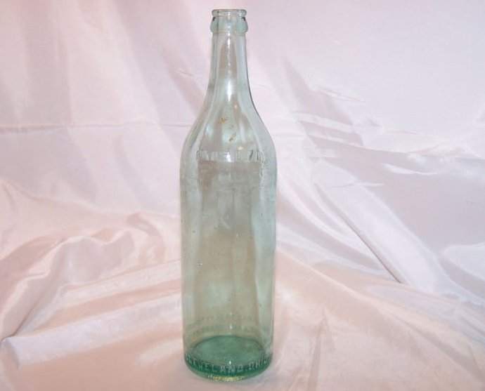 Image 1 of Gold Bond Aqua Soda Pop Bottle 24 Ounce