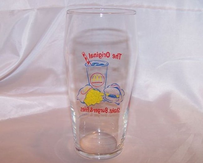 Image 1 of McDonald's Original Shake, Burger, Fries Glass, Cup