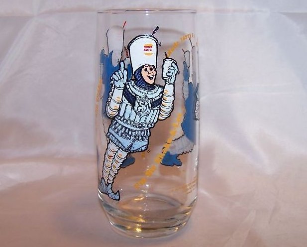 Burger King Sir Shake-A-Lot Glass