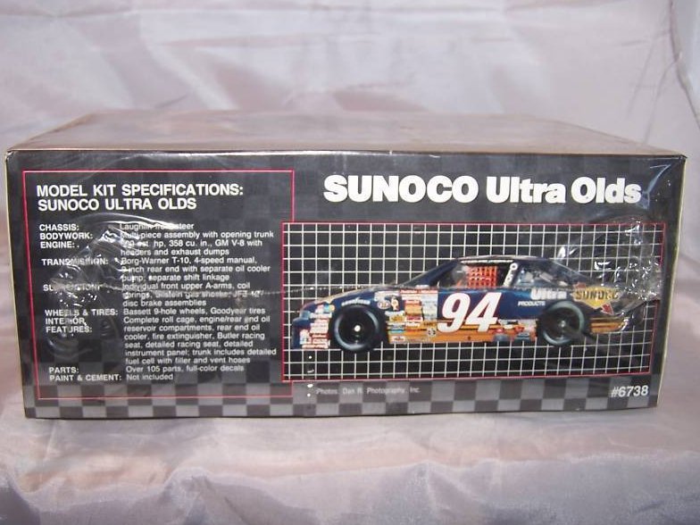 Image 2 of Sterling Marlin Sunoco Ultra Oldsmobile Car Model, New in Box