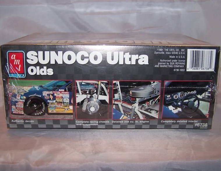 Image 4 of Sterling Marlin Sunoco Ultra Oldsmobile Car Model, New in Box