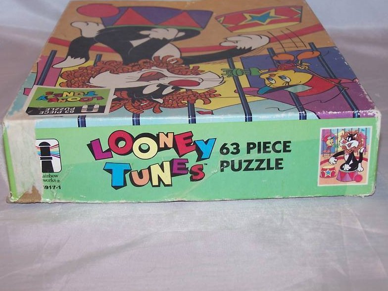 Image 4 of Sylvester and Tweety Puzzle 63 Piece Looney Tunes 1990