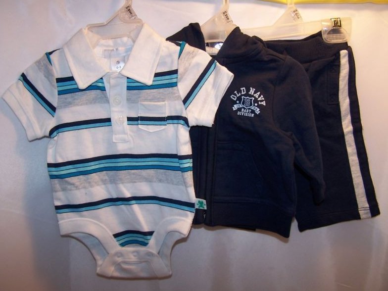 New Sz 0-3 MO Onesie, Hoodie Hoody, Sweatpants Outfit