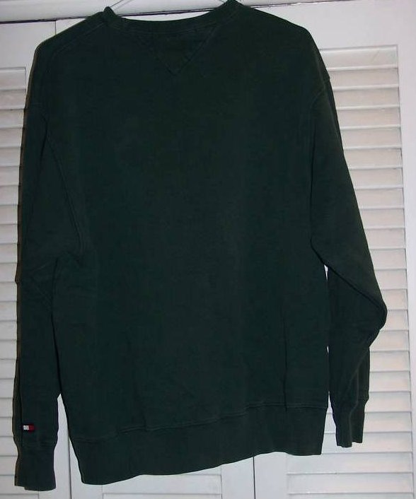 Image 1 of SZ M Tommy Hilfiger Green Sweatshirt Shirt, Juniors