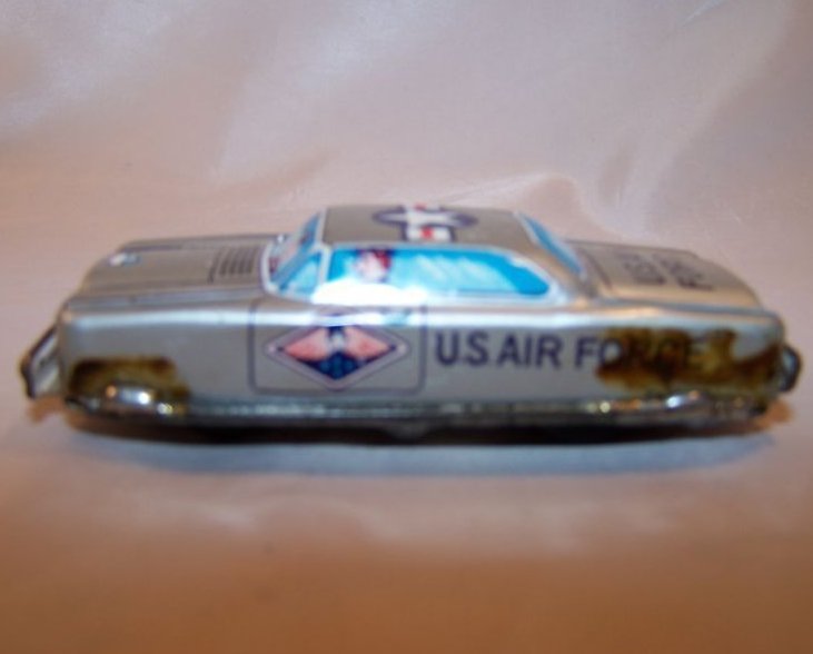 Image 1 of Tin US Air Force Car, Friction Motor, Japan, Vintage