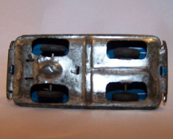 Image 2 of Tin Police Car, Friction Engine, Vintage, Japan