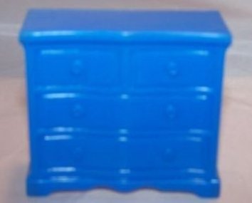 Image 0 of Dollhouse Dresser, Plastic, Superior, Vintage