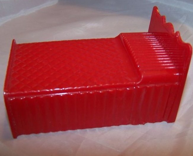 Image 5 of Dollhouse Bed and Chair, Vintage, Plastic