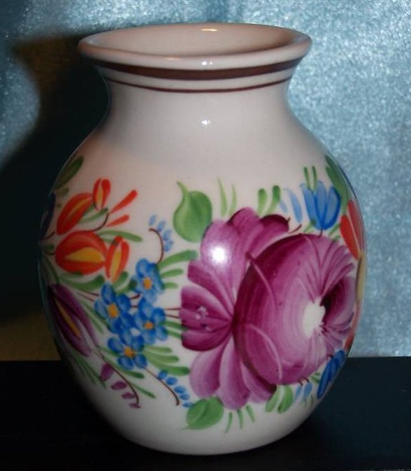 Image 2 of Chodovia Czech Art Pottery Vase, Original, Mint