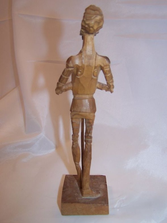 Image 2 of Don Quixote Duro, Hand Carved, Wooden Wood