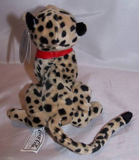 Image 1 of Coca-Cola Coke Cheetah, Africa, Stuffed Plush Promo