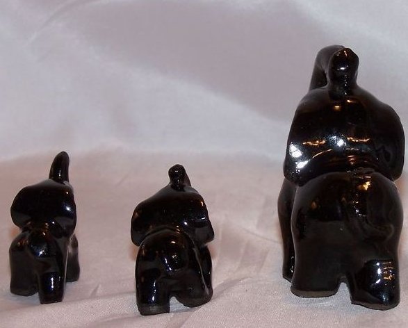 Image 3 of Elephant Family Japan Japanese 3 Piece Set Figurines