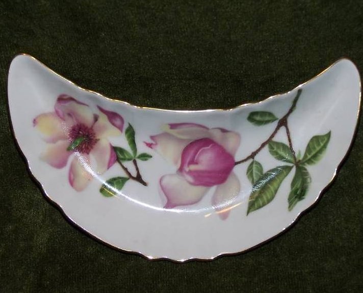 Image 2 of Mitteteich Bavaria Porcelain 3 Floral Dish Collection