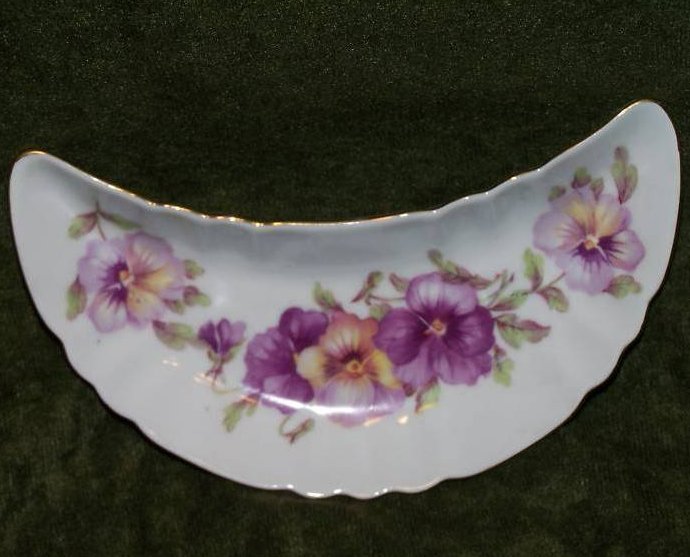 Image 3 of Mitteteich Bavaria Porcelain 3 Floral Dish Collection