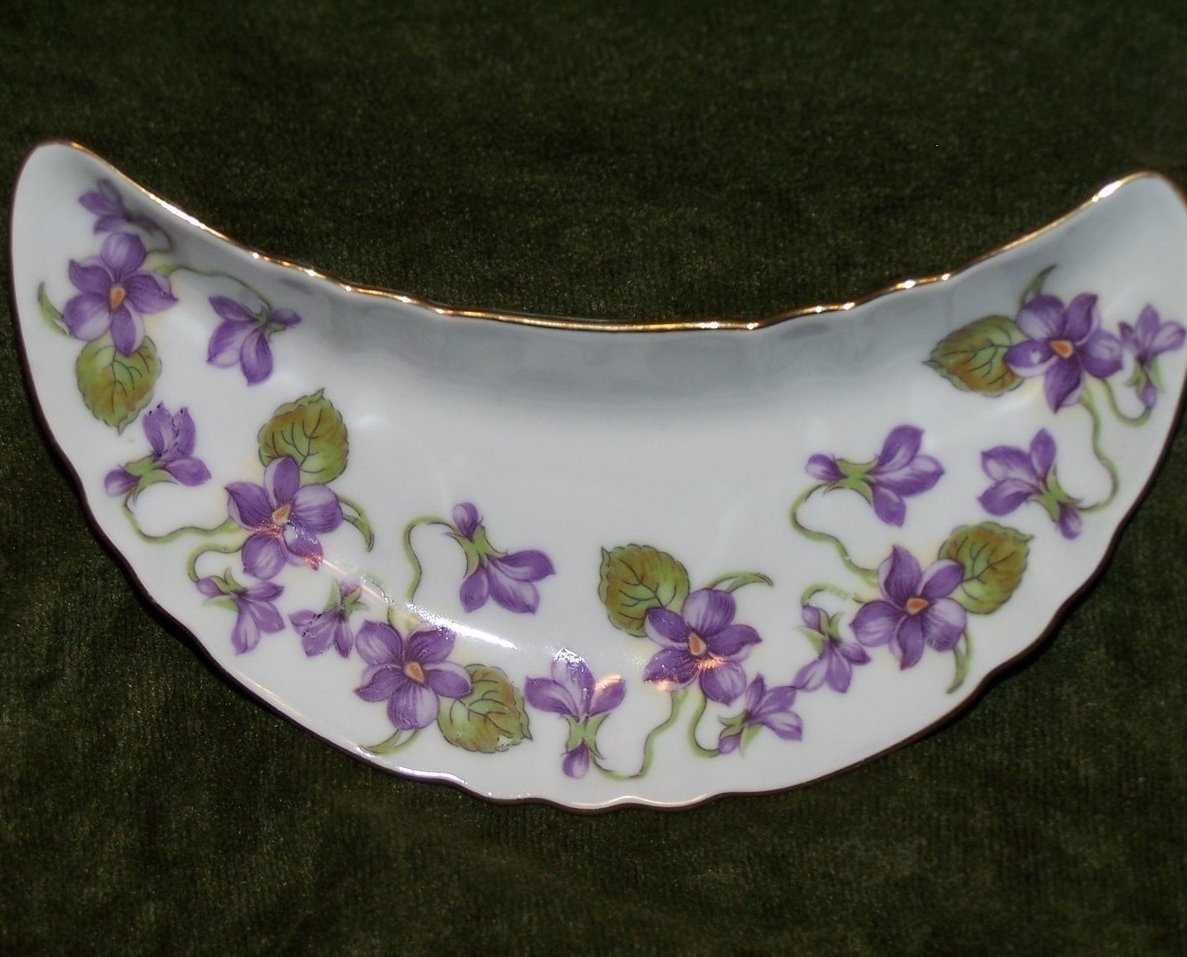 Image 4 of Mitteteich Bavaria Porcelain 3 Floral Dish Collection