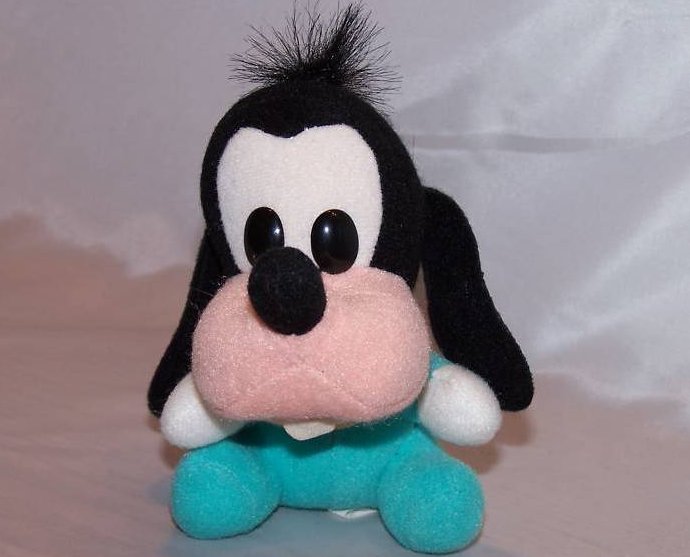 Image 0 of Baby Goofy with Bib, Plush Stuffed Animal